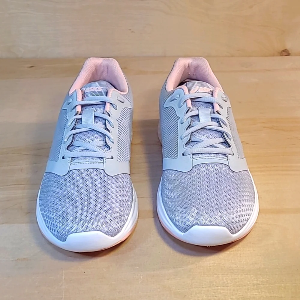 Asics Womens Patriot 10 Mid Grey Frosted Athletic Running Shoes - Picture 3 of 10